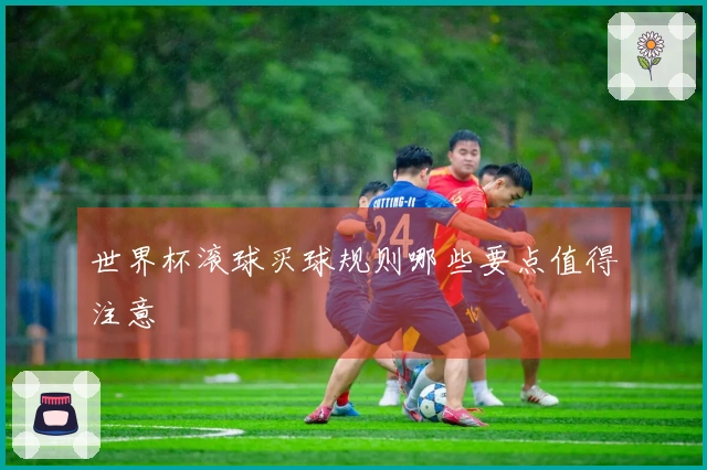 世界杯滚球买球规则哪些要点值得注意